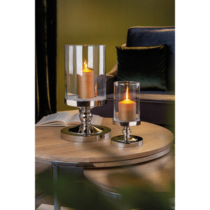 Kerzenhalter – Glaseinsatz, Elegante Form, Glanzoptik - Lamonte | Fink Living