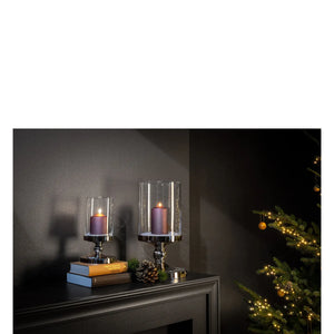 Kerzenhalter – Glaseinsatz, Elegante Form, Glanzoptik - Lamonte | Fink Living