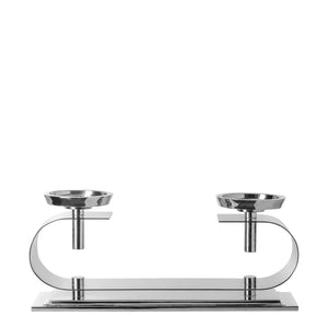 Kerzenhalter – Doppelform, Glanzoptik, Skulpturales Design - Twinson | Fink Living