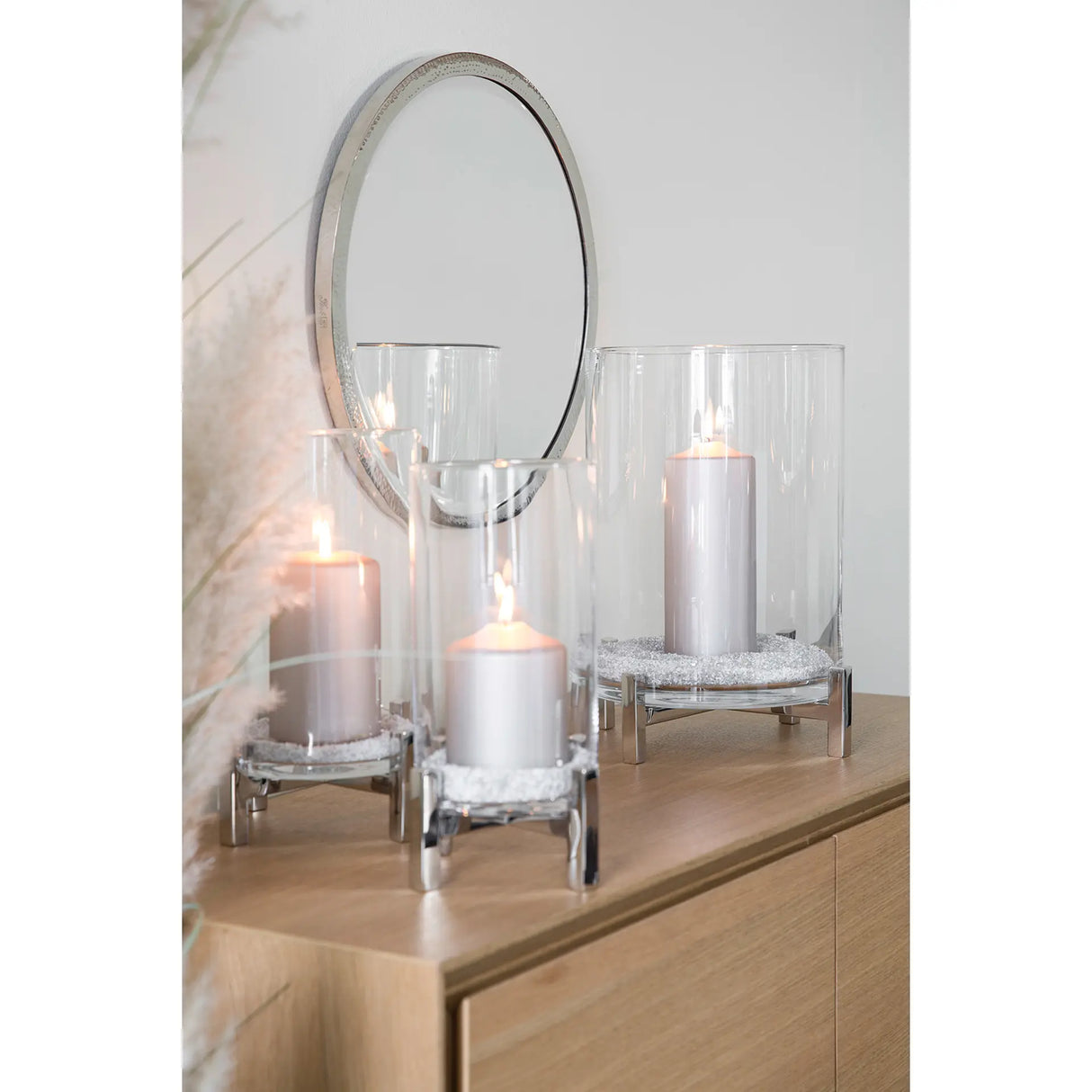 Windlicht – Glaseinsatz, Für Draußen, Zeitlose Form - Yono | Fink Living
