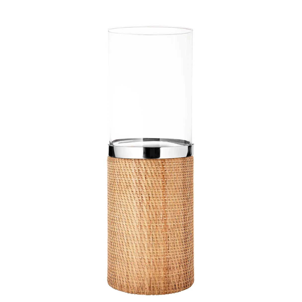 Windlicht – Rattan-Design, Glaseinsatz, Natürliche Optik - Catania | Fink Living