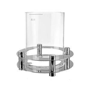 Windlicht – Glaseinsatz, Glanzoptik, Zeitlose Form - Ricardo | Fink Living