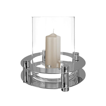 Windlicht – Glaseinsatz, Glanzoptik, Zeitlose Form - Ricardo | Fink Living