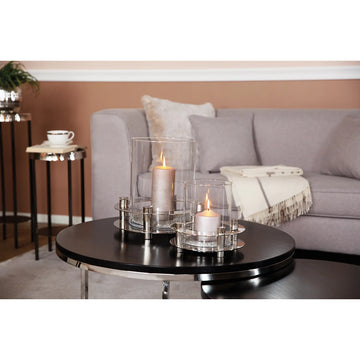 Windlicht – Glaseinsatz, Glanzoptik, Zeitlose Form - Ricardo | Fink Living