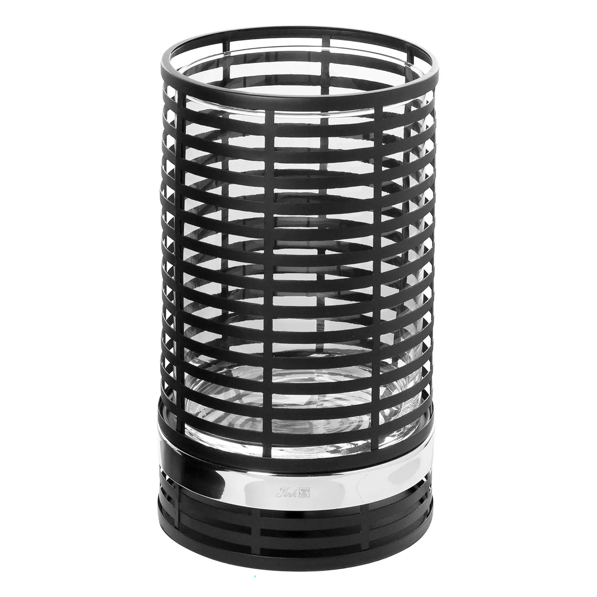 Windlicht – Schwarze Optik, Glasdesign, Pulverbeschichtet - Matera | Fink Living