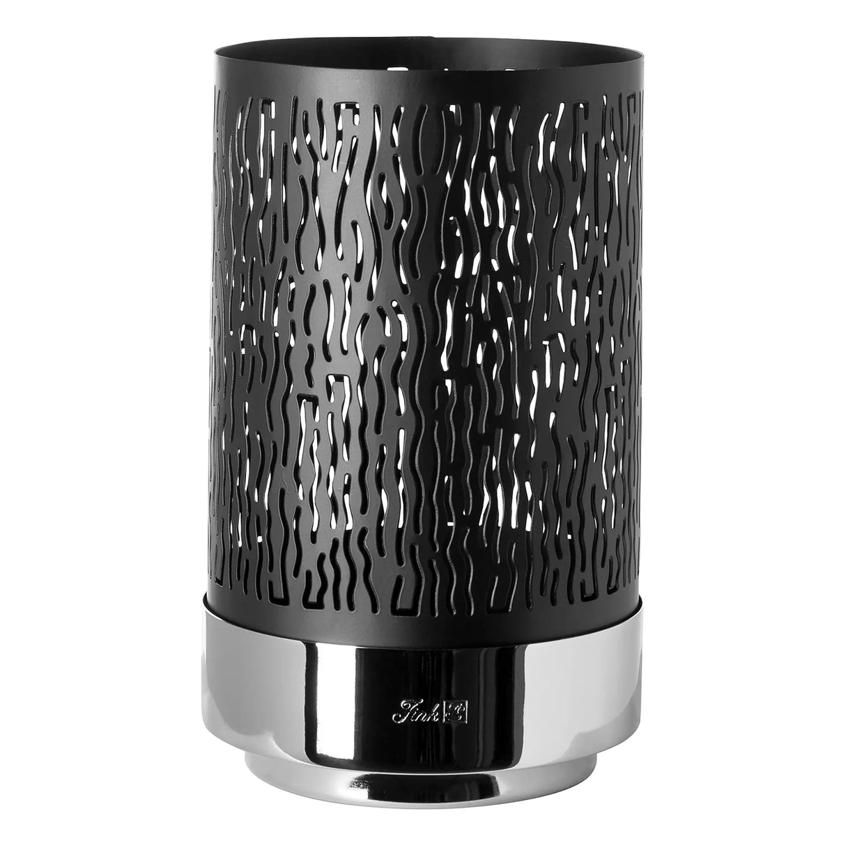 Windlicht – Schwarze Optik, Modernes Design, Pulverbeschichtet - Marian | Fink Living