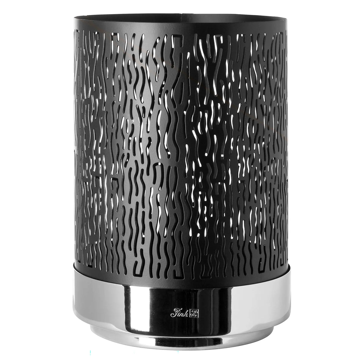 Windlicht – Schwarze Optik, Modernes Design, Pulverbeschichtet - Marian | Fink Living