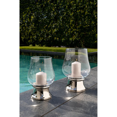 Windlicht – Glaseinsatz, Zeitlose Form, Glanzoptik - Palina | Fink Living