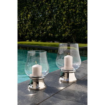 Windlicht – Glaseinsatz, Zeitlose Form, Glanzoptik - Palina | Fink Living