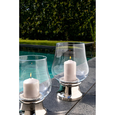 Windlicht – Glaseinsatz, Zeitlose Form, Glanzoptik - Palina | Fink Living