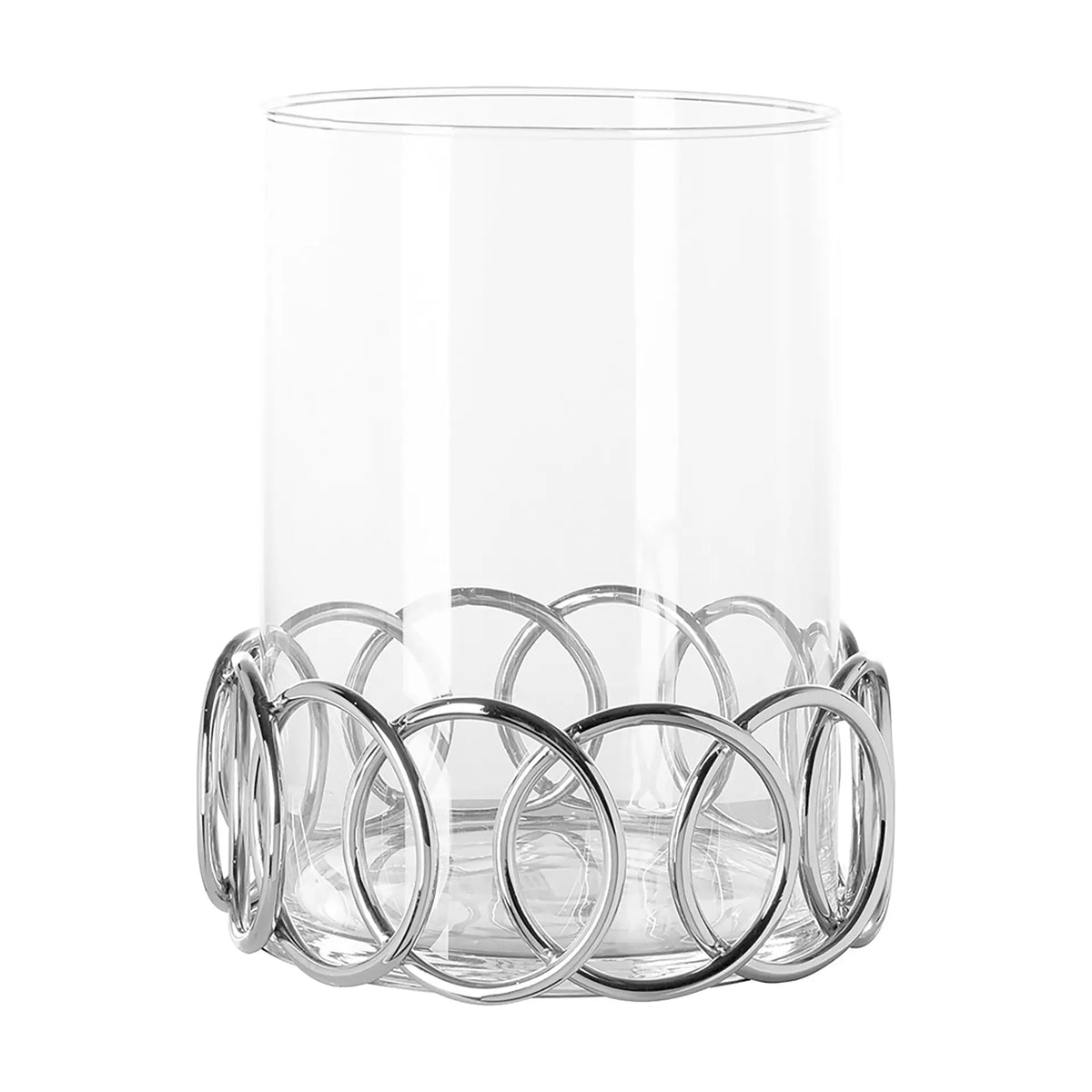 Windlicht – Ringdesign, Glaseinsatz, Glanzoptik - Juwel | Fink Living