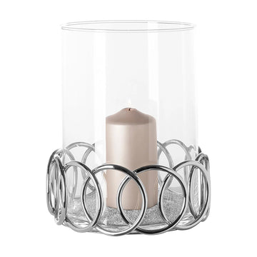 Windlicht – Ringdesign, Glaseinsatz, Glanzoptik - Juwel | Fink Living