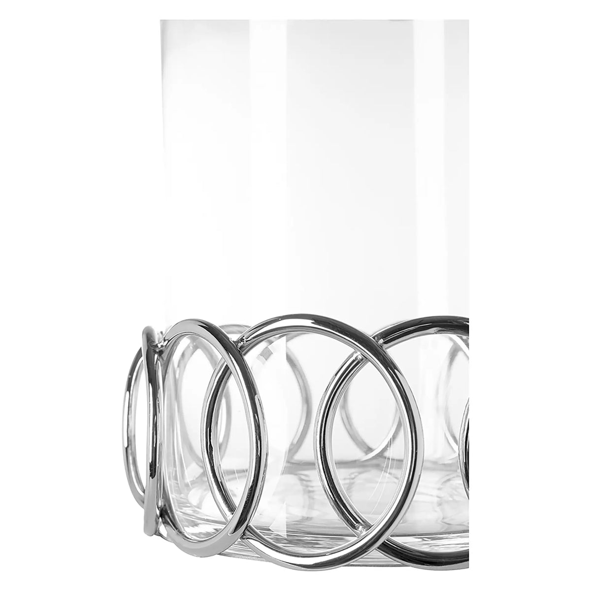Windlicht – Ringdesign, Glaseinsatz, Glanzoptik - Juwel | Fink Living