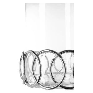 Windlicht – Ringdesign, Glaseinsatz, Glanzoptik - Juwel | Fink Living