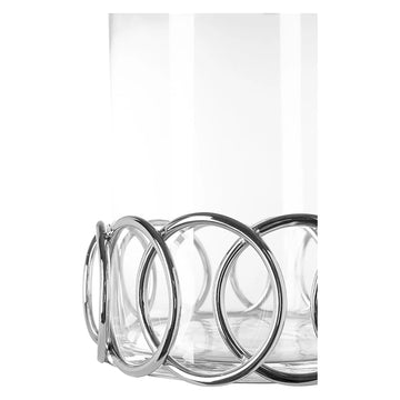 Windlicht – Ringdesign, Glaseinsatz, Glanzoptik - Juwel | Fink Living