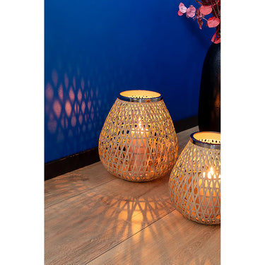 Windlicht – Offenes Design, Naturinspirierte Optik, Moderne Form - Shona | Fink Living