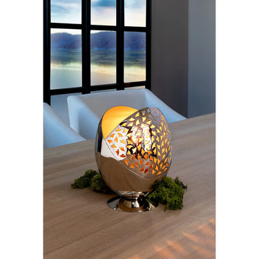 Windlicht – Zweifarbige Optik, Offenes Design, Glanzoptik - Puria | Fink Living