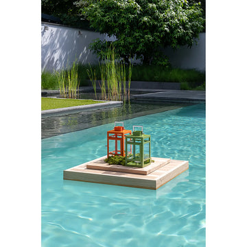 Laterne – Beschichtetes Metall, Klare Verglasung, Zeitloses Design - Kenia | Fink Living