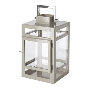 Laterne – Beschichtetes Metall, Klare Verglasung, Zeitloses Design - Kenia | Fink Living