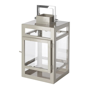Laterne – Beschichtetes Metall, Klare Verglasung, Zeitloses Design - Kenia | Fink Living