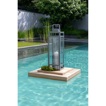 Laterne – Beschichtetes Metall, Klare Verglasung, Zeitloses Design - Kenia | Fink Living