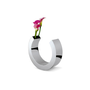 Vase Doppelöffnungs-Design & Skulpturale Omega-Form – Omega | Philippi