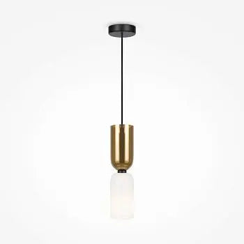 Pendant Lamp Modern Metal and Glass Accent in Gold with Elegant Shade Design – Memory | Maytoni