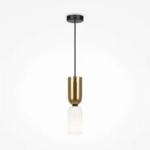 Pendant Lamp Modern Metal and Glass Accent in Gold with Elegant Shade Design – Memory | Maytoni