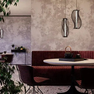 Pendant Light Black Metal Acrylic Elements Modern Linear Design – Shadows of the Past | Maytoni