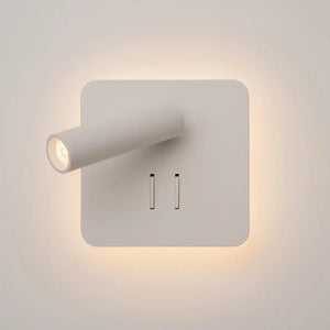 Wandleuchte – Weißes Aluminium, IP20 Schutz, Warmweiß, 13 cm Höhe - Ios 176 | Maytoni