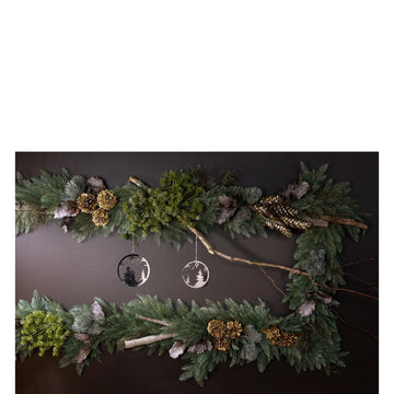 Dekohänger – Edelstahl, Hammerschlag, Glanzoptik - Nevo | Fink Living