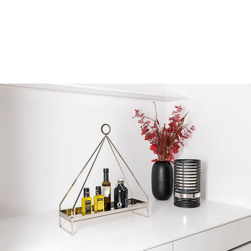Dekotablett – Edelstahl, Minimalistisch, Modern - Elaia | Fink Living