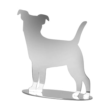 Dekofigur – Polierter Edelstahl, Markante Russellform, Flache Silhouette - Russell | Fink Living