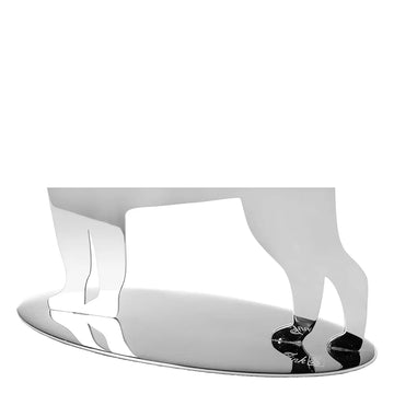 Dekofigur – Polierter Edelstahl, Markante Russellform, Flache Silhouette - Russell | Fink Living