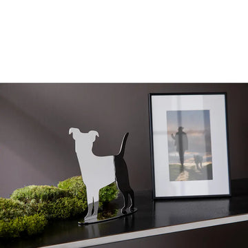 Dekofigur – Polierter Edelstahl, Markante Russellform, Flache Silhouette - Russell | Fink Living
