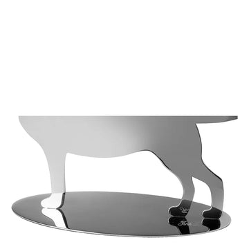 Dekofigur – Polierter Edelstahl, Markante Labradorform, Flache Silhouette - Labbi | Fink Living