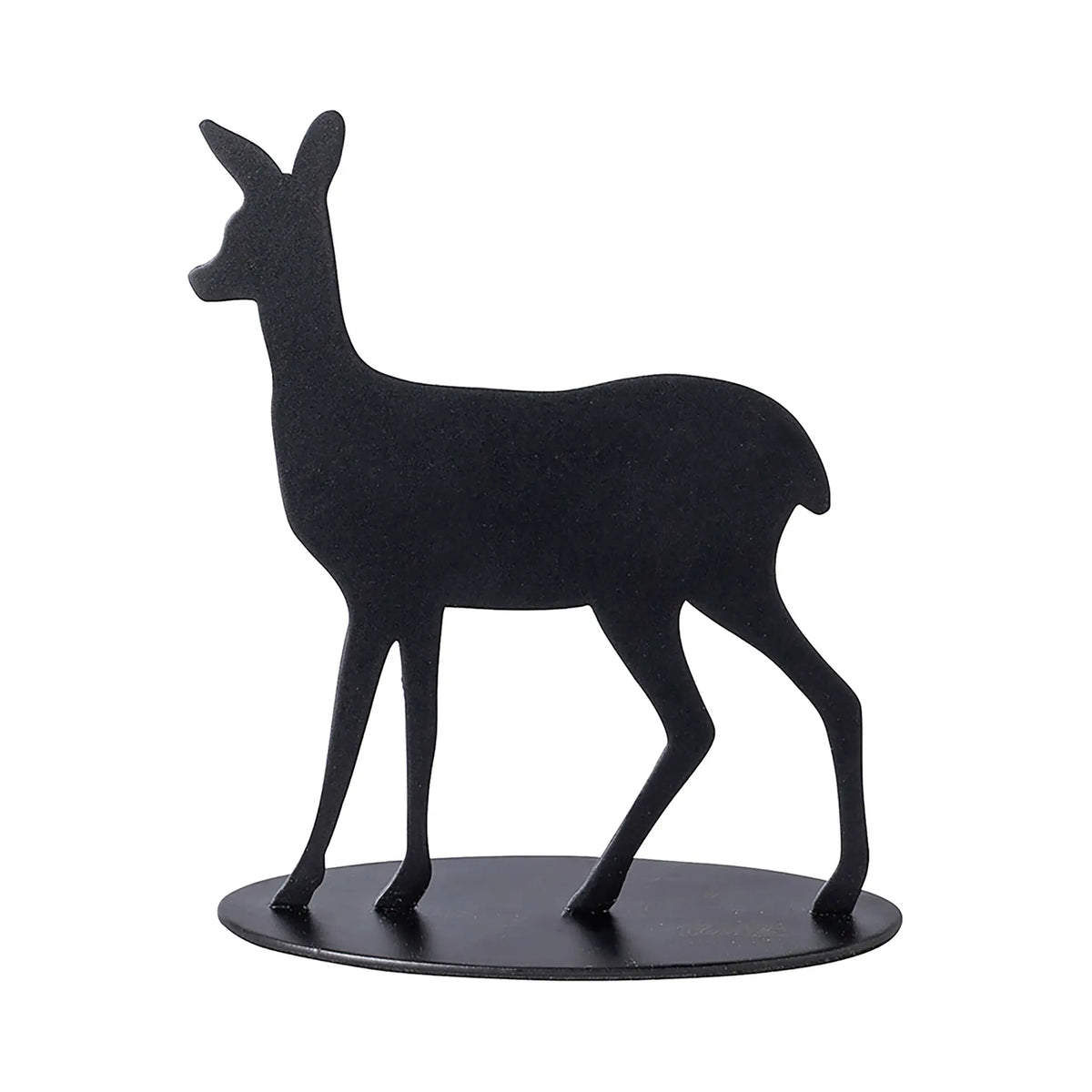 Dekofigur – Pulverbeschichtetes Metall, Winterliches Tiermotiv, Filigrane Silhouette - Gina | Fink Living