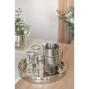 Tablett – Glattes Edelstahl, Quadratische Form, Stilvolles Design - Nassau | Fink Living
