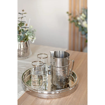 Tablett – Glattes Edelstahl, Quadratische Form, Stilvolles Design - Nassau | Fink Living