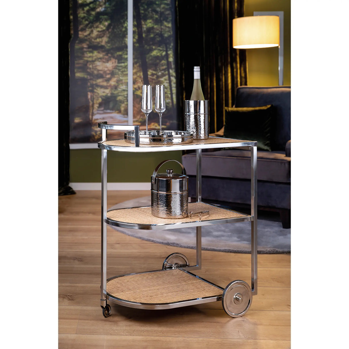Weinkühler – Doppelwandig, Glattes Edelstahl, Outdoorgeeignet - Nassau | Fink Living