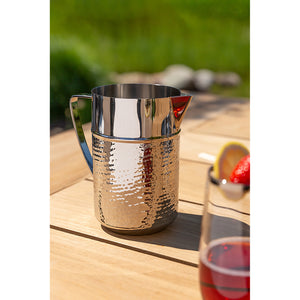 Wasserkrug – Poliertes Edelstahl, Glattes Design, Outdoorgeeignet - Nassau | Fink Living