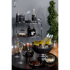 Punchbowl – Schwarzer Stahl, Doppelwandig, Mattes Finish - Andor | Fink Living
