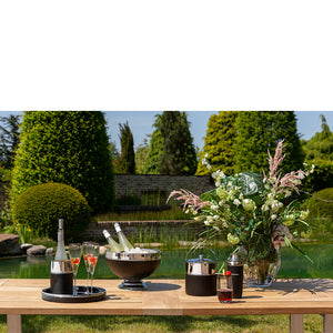 Punchbowl – Schwarzer Stahl, Doppelwandig, Mattes Finish - Andor | Fink Living