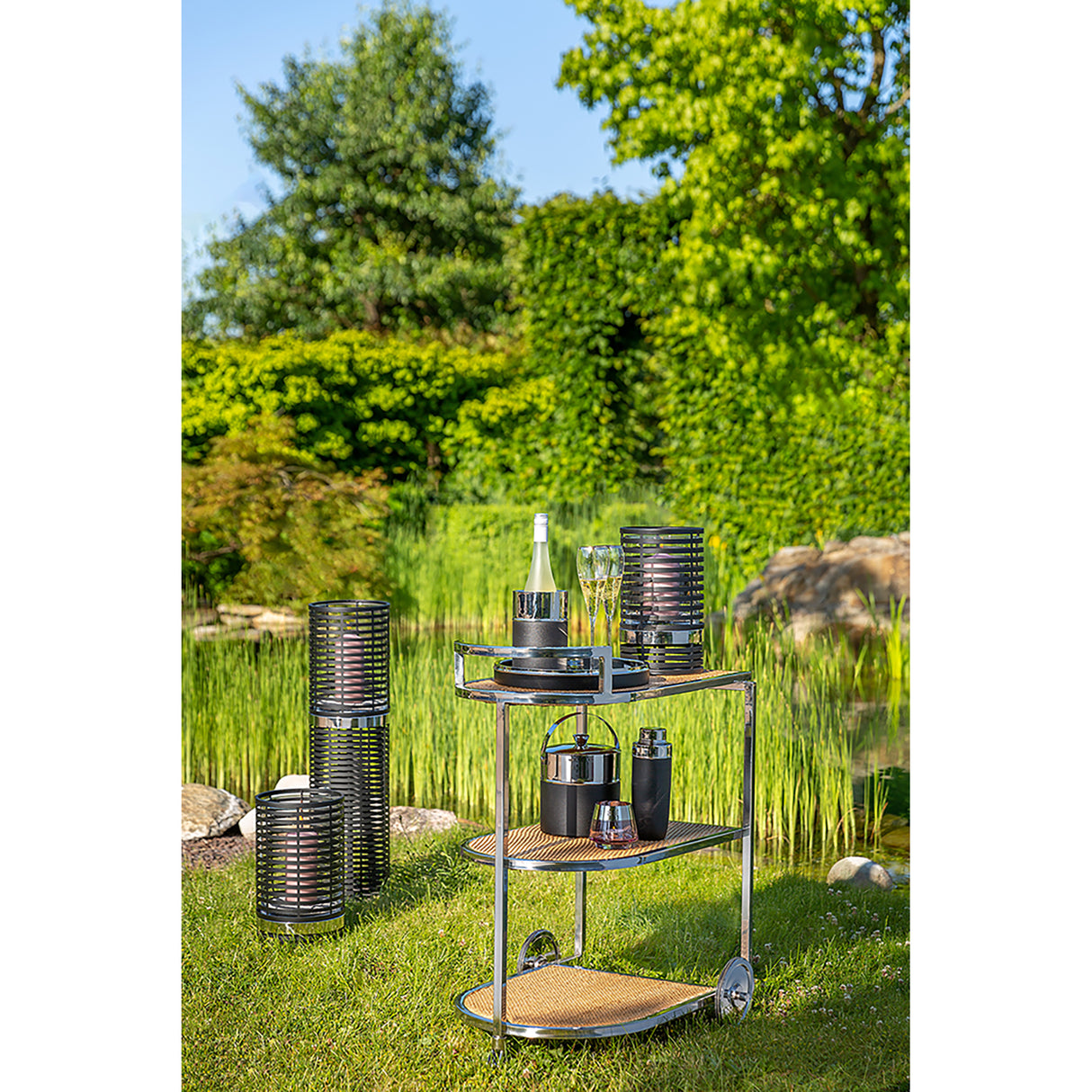 Punchbowl – Schwarzer Stahl, Doppelwandig, Mattes Finish - Andor | Fink Living