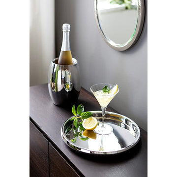 Tablett – Glanzstahl, Leichtes Gewicht, Edle Form - Apollo | Fink Living