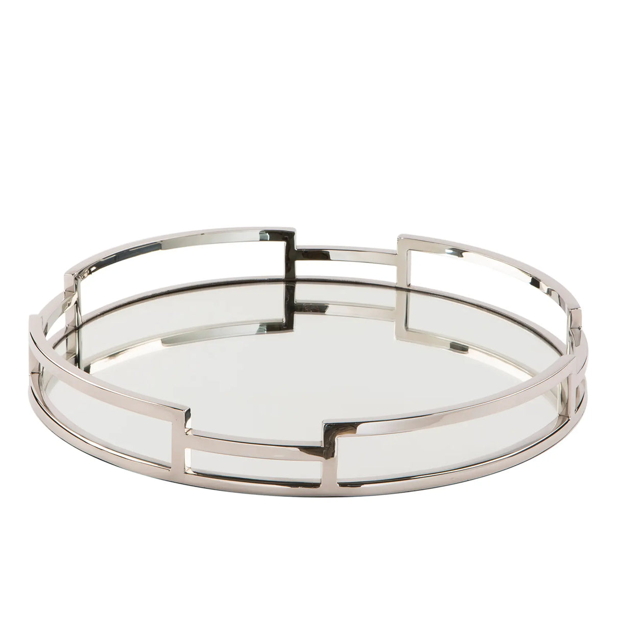 Tablett – Spiegeleinsatz, Poliertes Edelstahl, Eleganter Akzent - Hommage | Fink Living