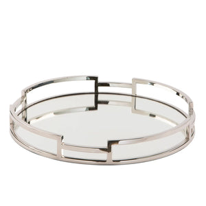 Tablett – Spiegeleinsatz, Poliertes Edelstahl, Eleganter Akzent - Hommage | Fink Living