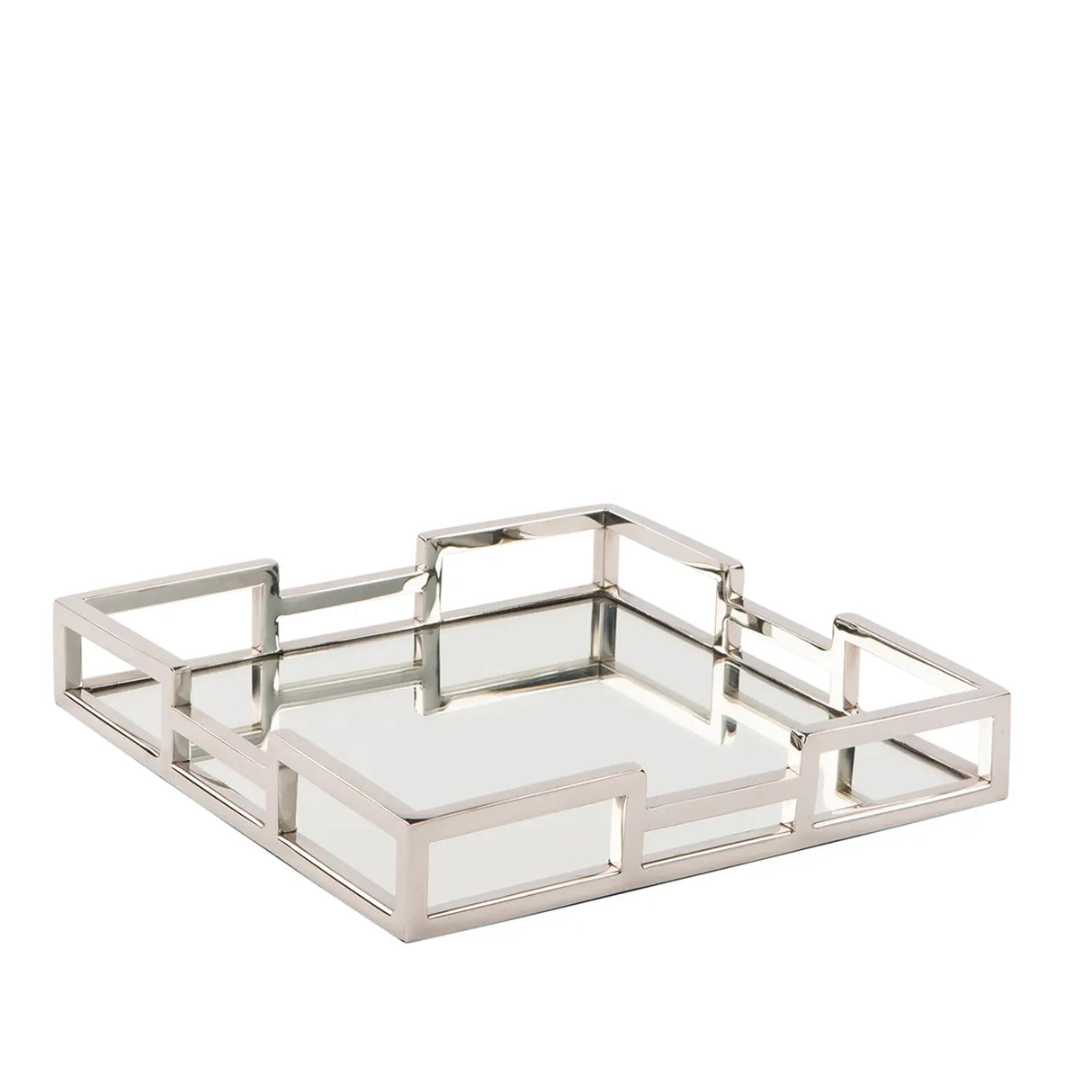 Tablett – Spiegeleinsatz, Poliertes Edelstahl, Eleganter Akzent - Hommage | Fink Living