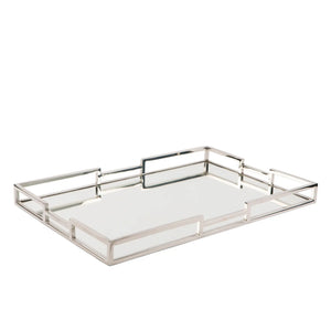 Tablett – Spiegeleinsatz, Poliertes Edelstahl, Eleganter Akzent - Hommage | Fink Living