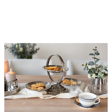 Etagere – Dreistufig, Edelstahl, Modern - Servo | Fink Living